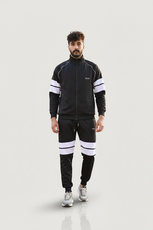 MAN Ribbon Panel Neon Veins Tracksuit